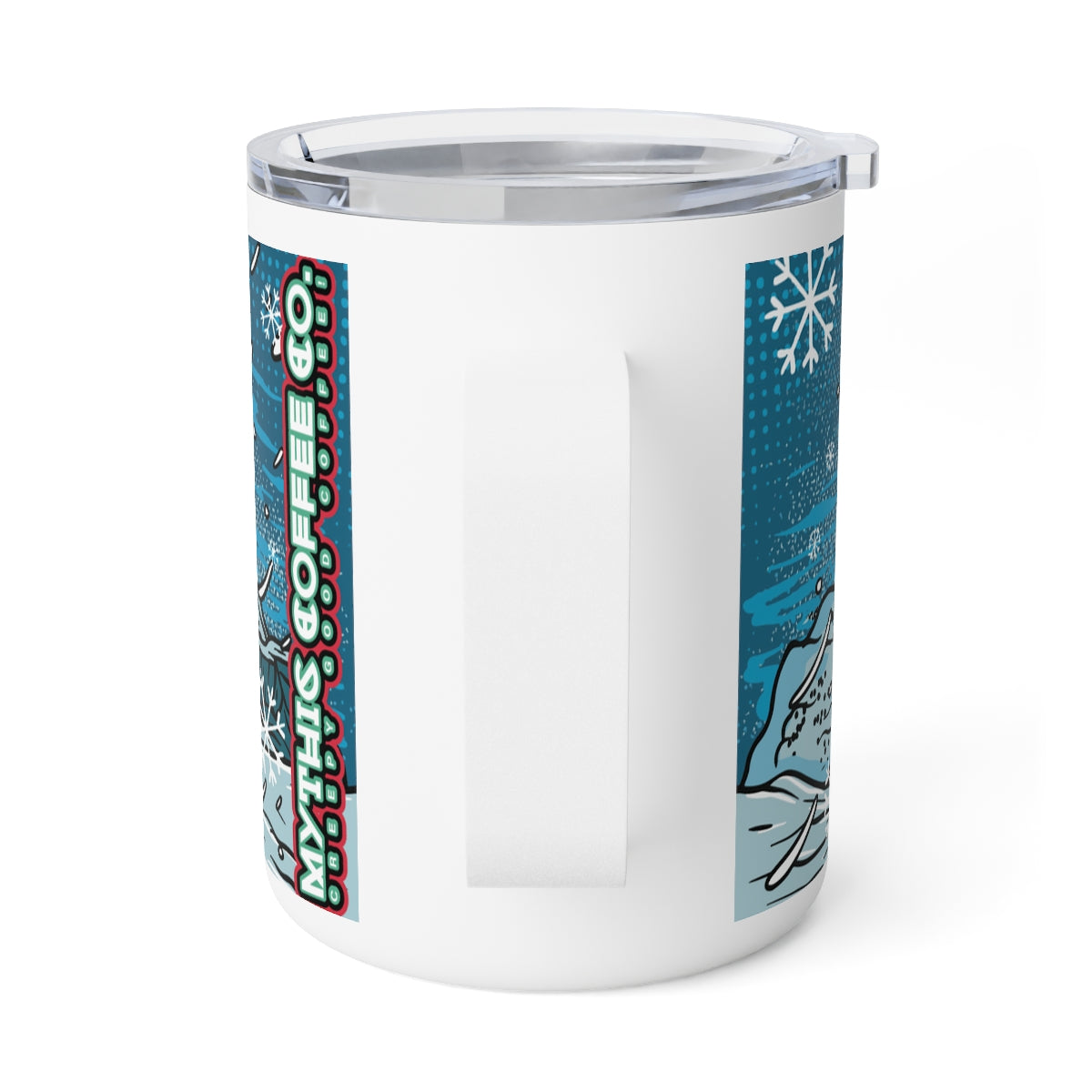 Abominable Snowman Insulated Coffee Mug, 10oz