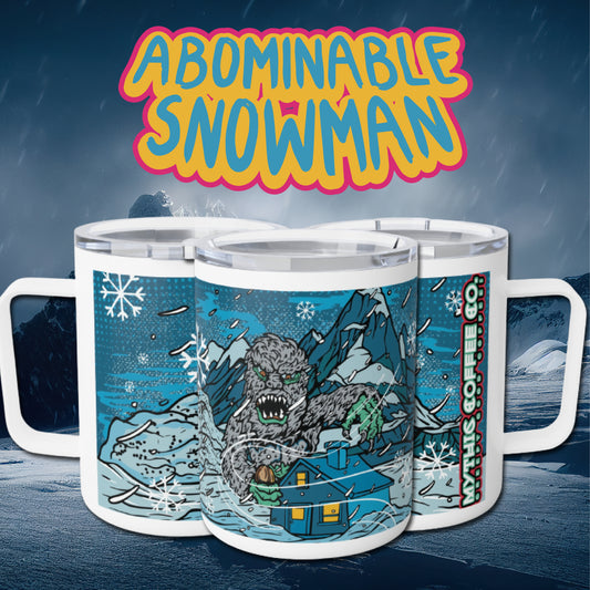 Abominable Snowman Insulated Coffee Mug, 10oz