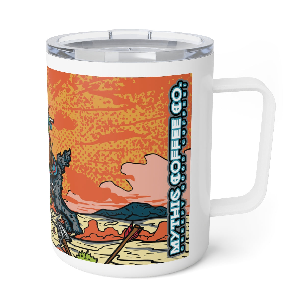 Jackalope Insulated Coffee Mug, 10oz