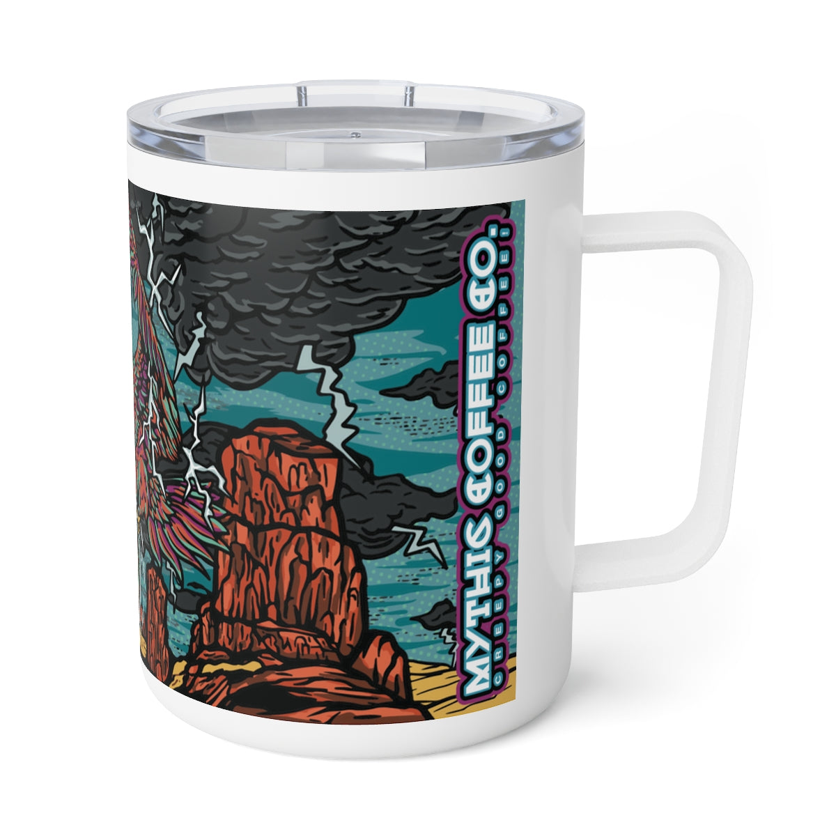 Thunderbird Insulated Coffee Mug, 10oz