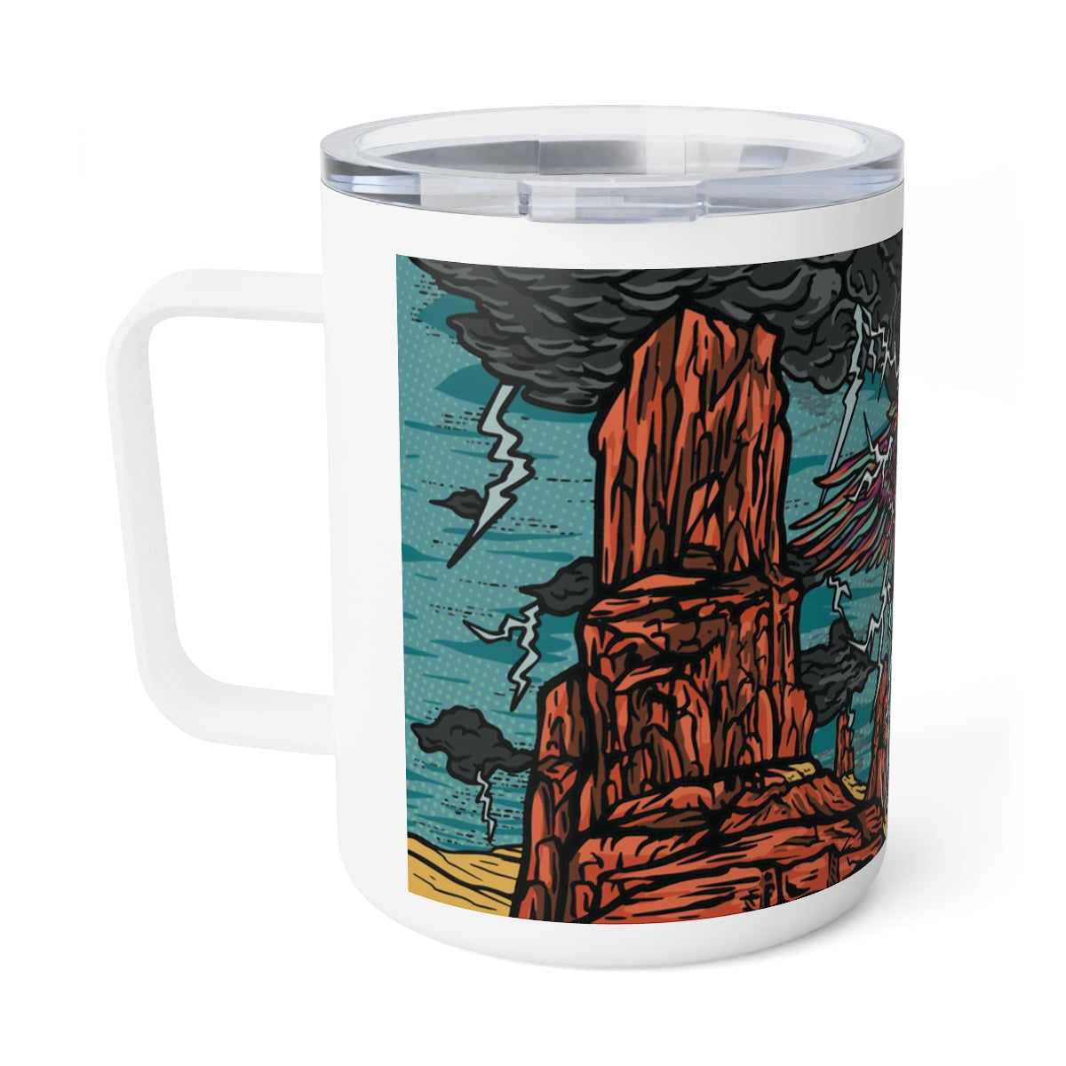 Thunderbird Insulated Coffee Mug, 10oz