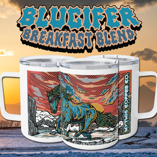 Blucifer Insulated Coffee Mug, 10oz