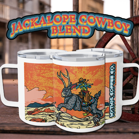 Jackalope Insulated Coffee Mug, 10oz