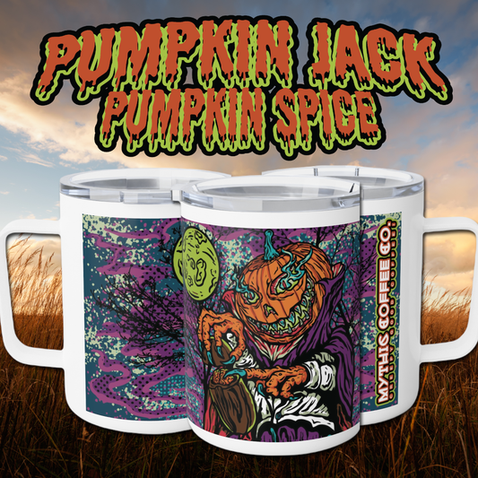 Pumpkin Jack Insulated Coffee Mug, 10oz