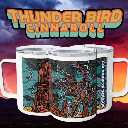 Thunderbird Insulated Coffee Mug, 10oz