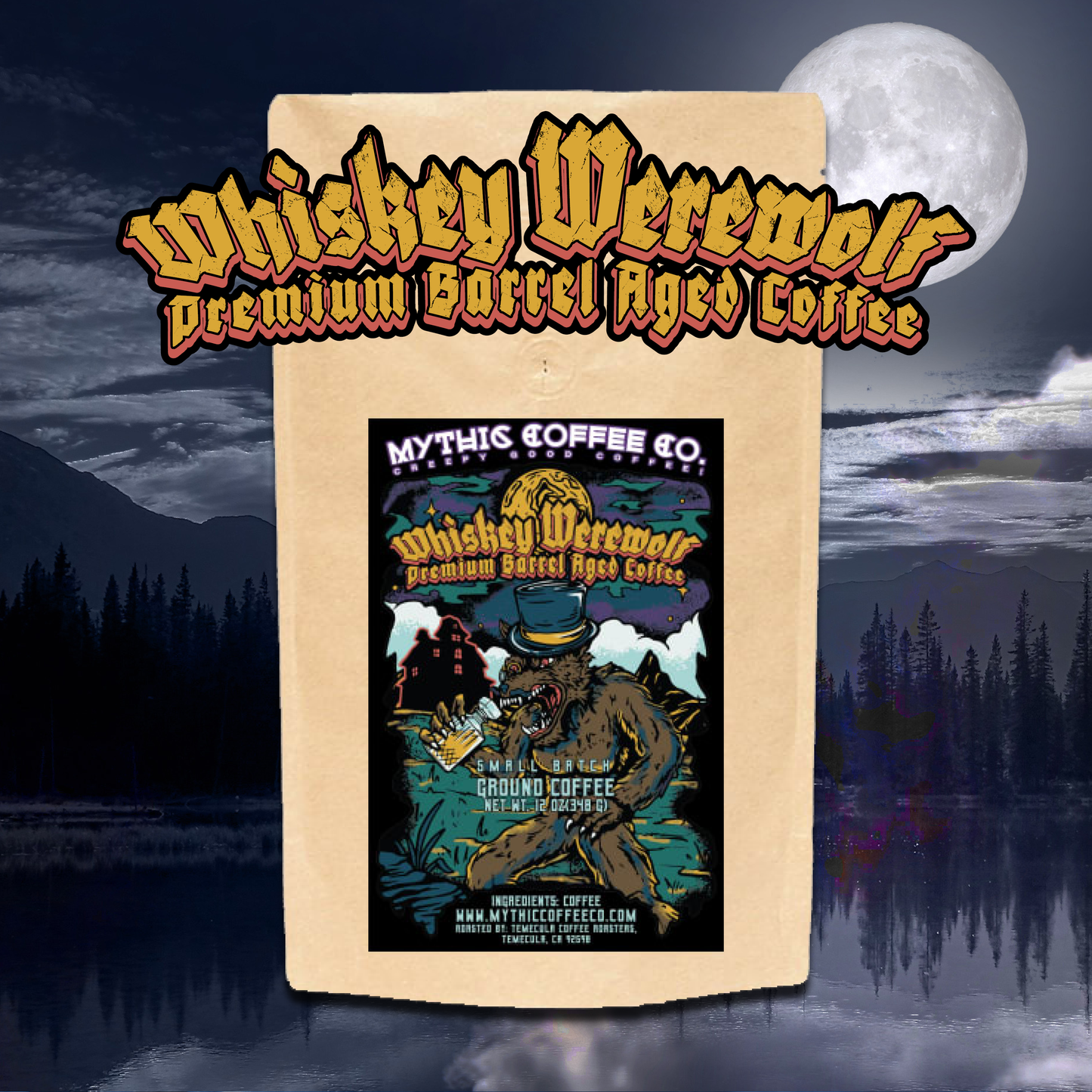 Whiskey Werewolf Premium Barrel Aged Coffee