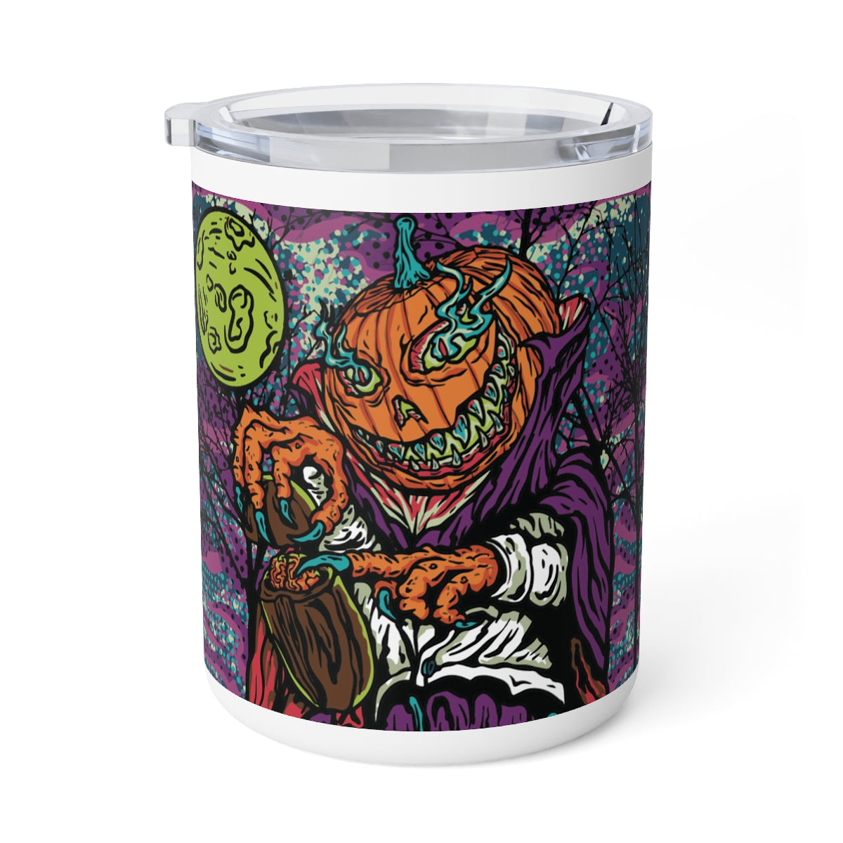 Pumpkin Jack Insulated Coffee Mug, 10oz