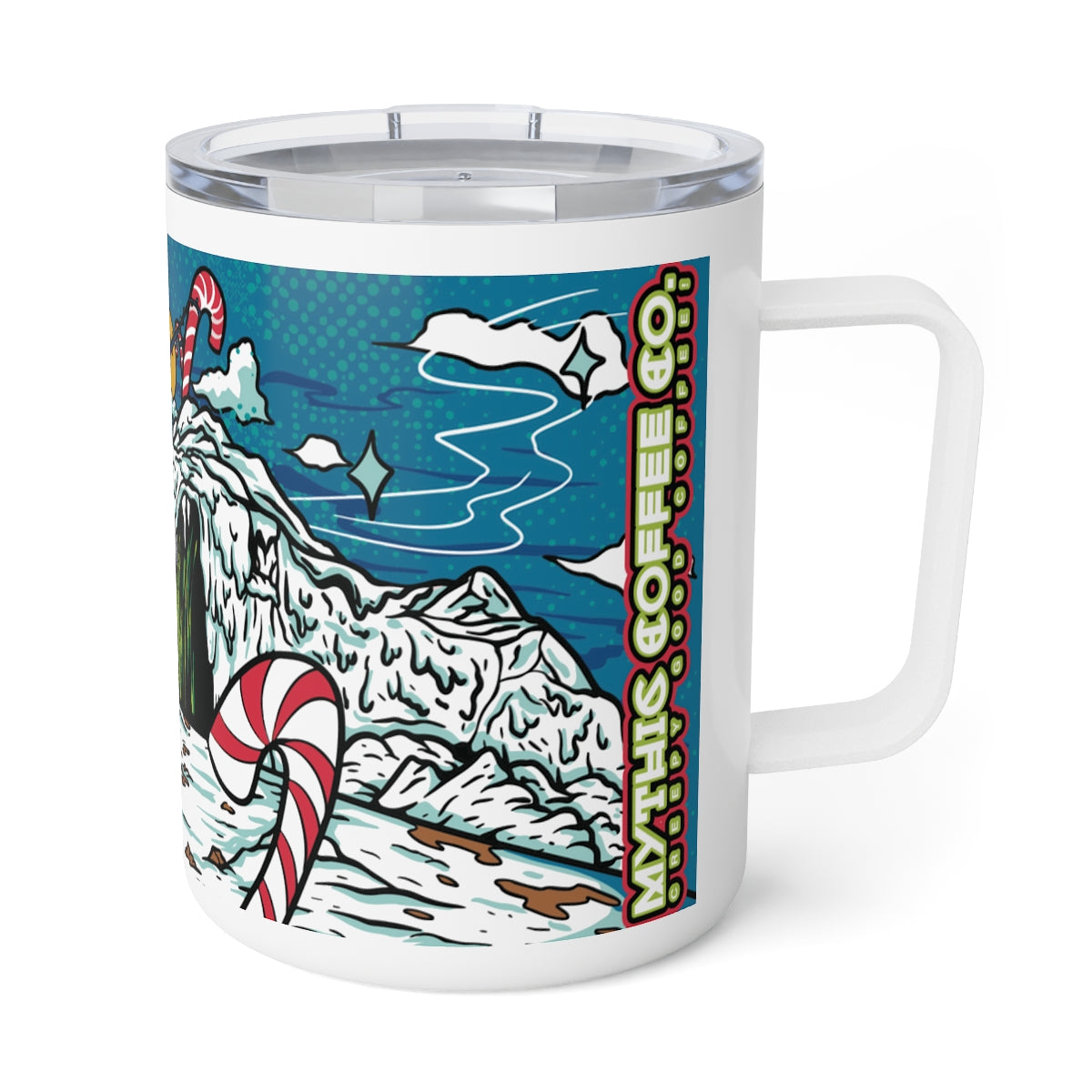 Krampus Insulated Coffee Mug, 10oz